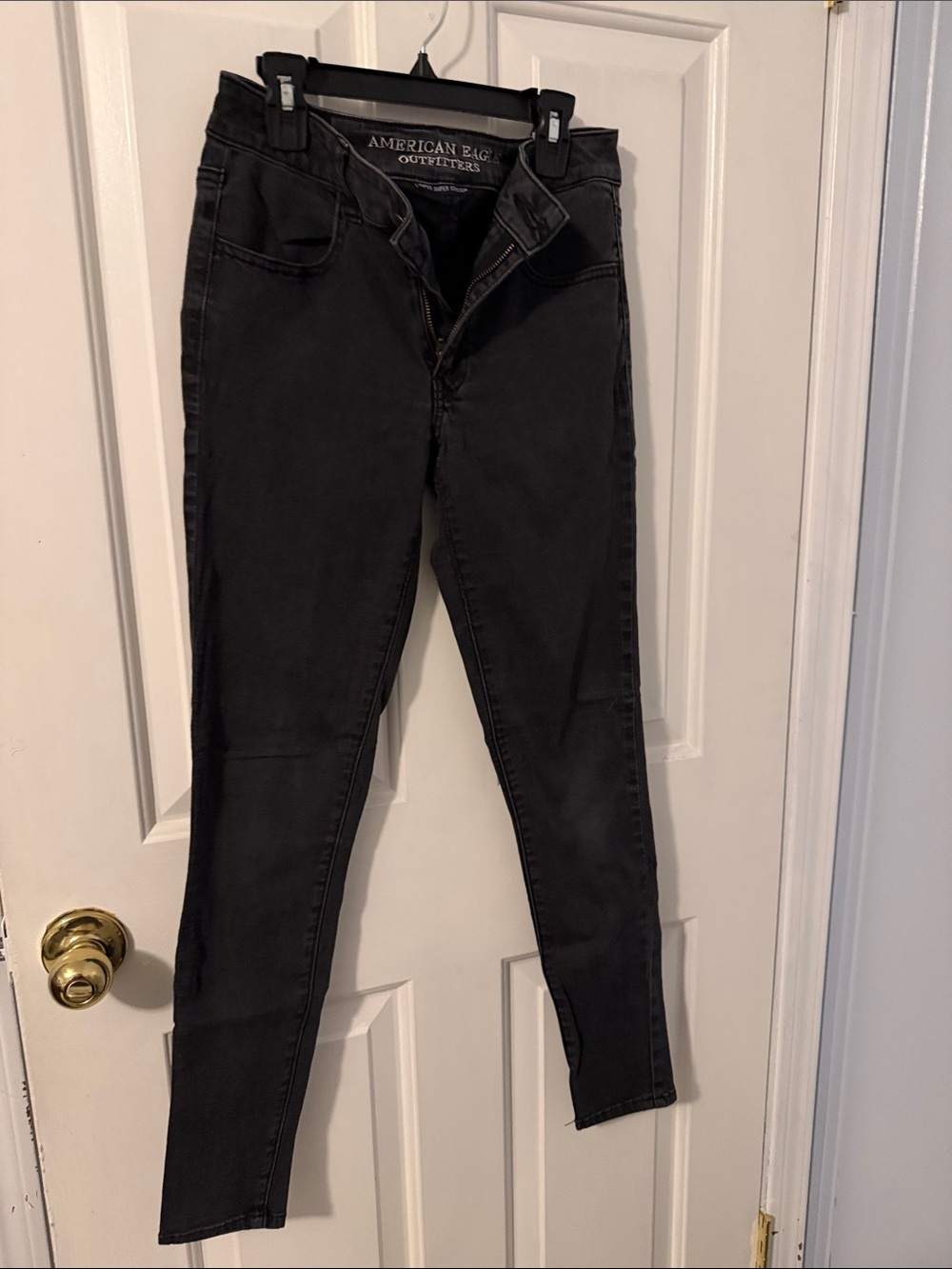 American Eagle Outfitters Women’s Charcoal Black Skinny Jeans
